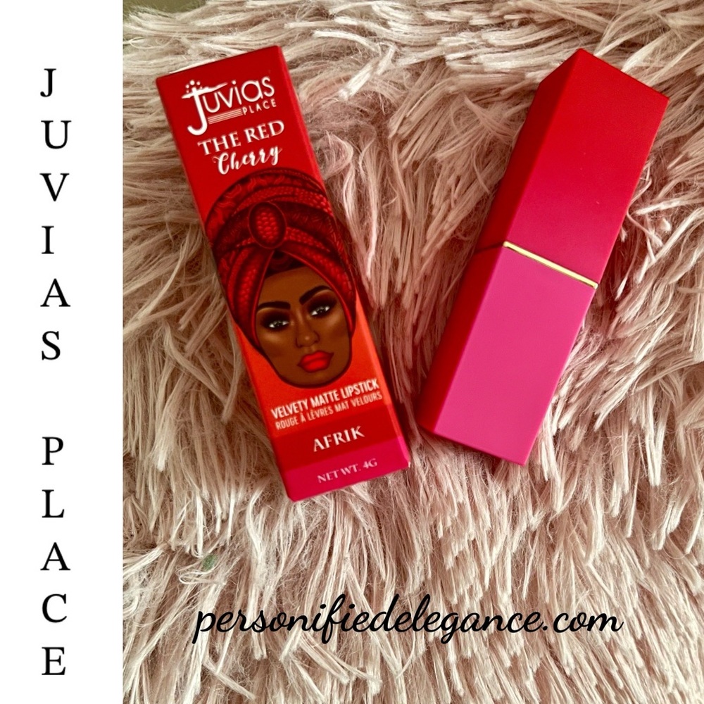 NEW Juvia's Place The Red Cherry Afrik Matte Red Lipstick Full Size